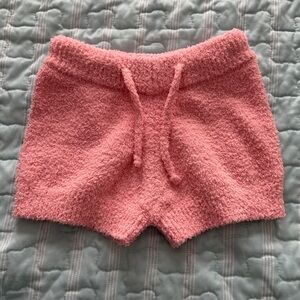 Pleshy Cozy Pink Pajama Shorts